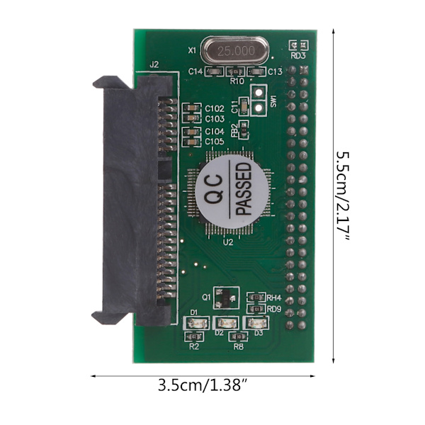 Sata till IDE 2,5 Sata hona till 2,5 tum IDE hane 40-stiftsport 1,5 Gbs Adapter Converter