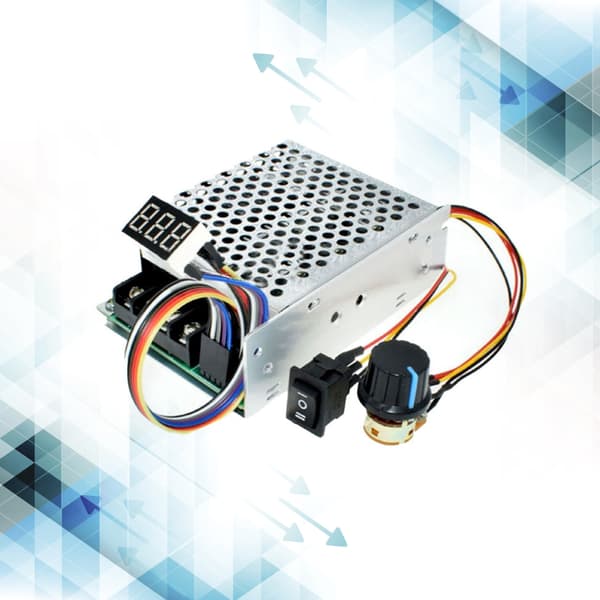 10-55V Input Børstet Motor Hastighedsregulator med Display Motorstyringskort