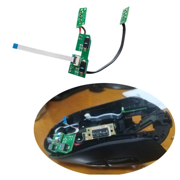 Mus Micro Switch Reparation Byte av musknapp Circle Board för Logitech G603 Microswitch Board med kabel Hot Swap