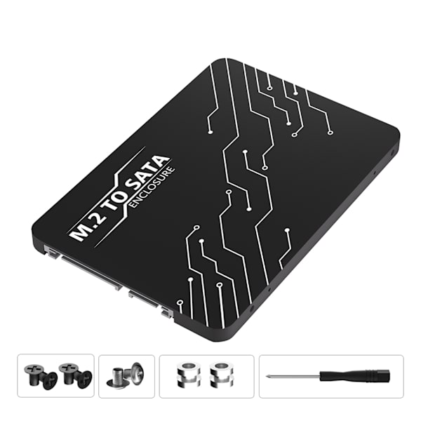 Nøkkel NGFF-adaptere til SATAs 3 RiserCard SSD-er til SATAs-utvidelseskort