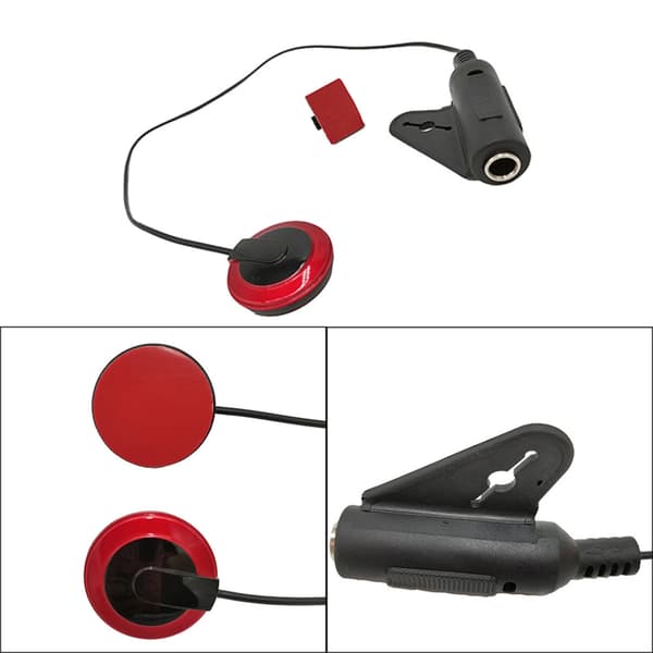 Gitarr Bas Ukulele Instrument Mikrofon Pickup Transducer med 6.35mm Jack