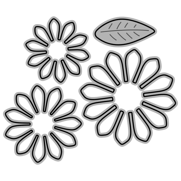 Blomsterblad Metall Kuttestanser Håndlaget Håndverk Barn Jenter Gutter