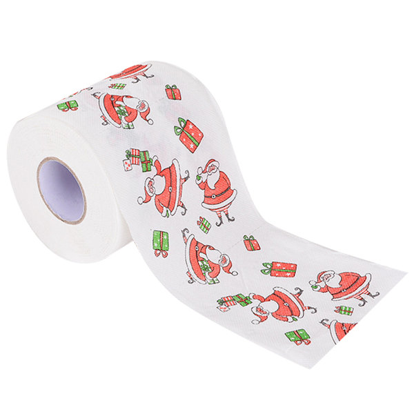 Jul Toalettpapper Nyhet Tomtegran Badpapper Servett Fest