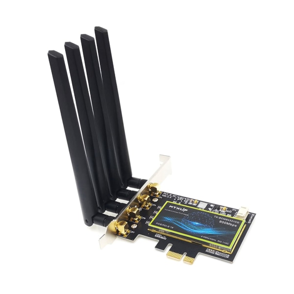 BCM94331CD Trådlös Wifi Adapter Dual Band PCIe 1X Desktop PC Nätverkskort Bluetooth-kompatibelt 4.0 900 Mbps 2.4Ghz/5Ghz