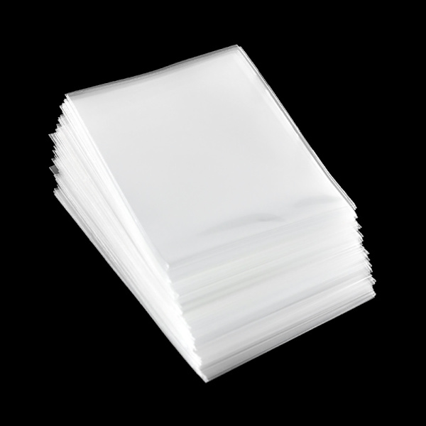 100 st/ set Korthylsor Transparenta topplastare Korthållare Skydd Tjock Samlarkortshållare Klara skyddshylsor 4.4x6.3CM