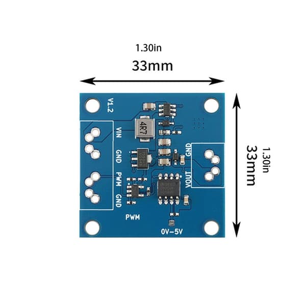 Signal til elektrisitet modul signalomformer 0-5V/0-10V utgangsmodul