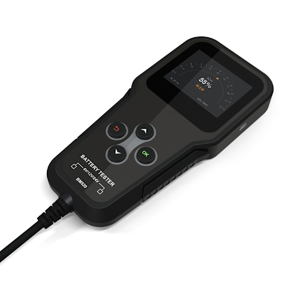 Bilbatteritestare 12V Batterisystem Analysatorer Laddning Starttest