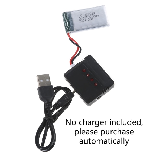 Uppgraderat 3,7V 1000mAh 25C Li-PO-batteri 952540 för Syma X5 X5C X5C-1 X5S X5SW X5SC V931 H5C CX-30 Quadcopter reservdelar