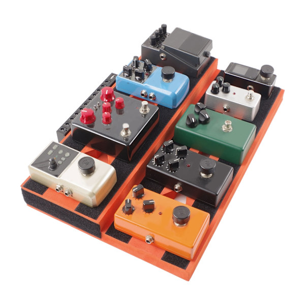 Gitarrpedalbräda Gitarr Effekter Pedalbord Portabel Gitarrpedalbräda