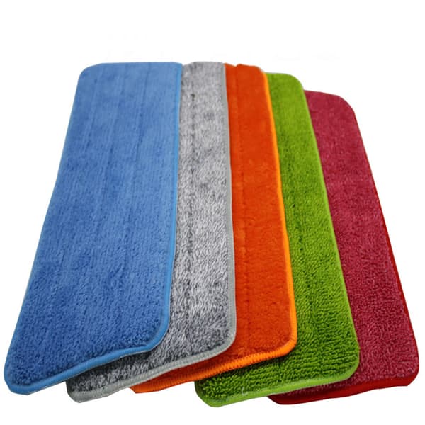 5 stk. moppehoveder, absorberende erstatningsmoppepude, vaskbar gulvrenseklud