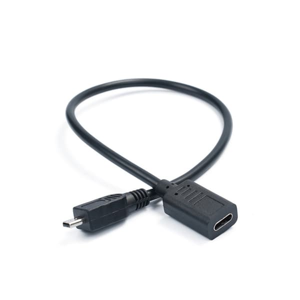 USB Type C til Mini USB 8Pin OTG Kabel Datakonverter for Digitale Kameraer
