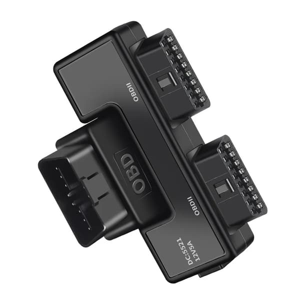 OBD2 En Delad I Två Adapterkabel 16-Pin Kontakt Adapterkabel
