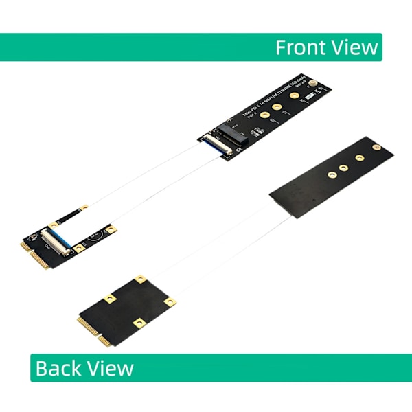 Mini PCIe Slot Expansionskort som Stöder M.2 NVME NVMe Solid Disk Installation