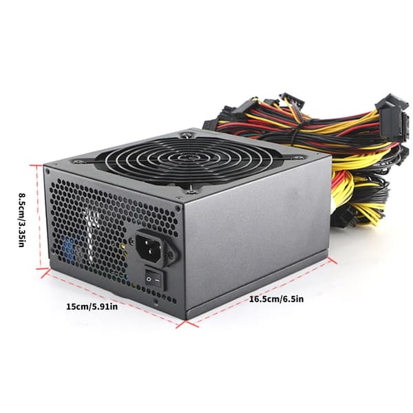 Grafikkort 2400W 180-264V Mining Strømforsyning Mining Strømforsyningsenhed