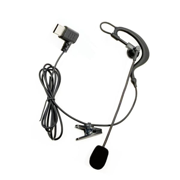 Sportsintercom-headset med støjreduktion, klar lyd og optimal længde TYPE C Elbow
