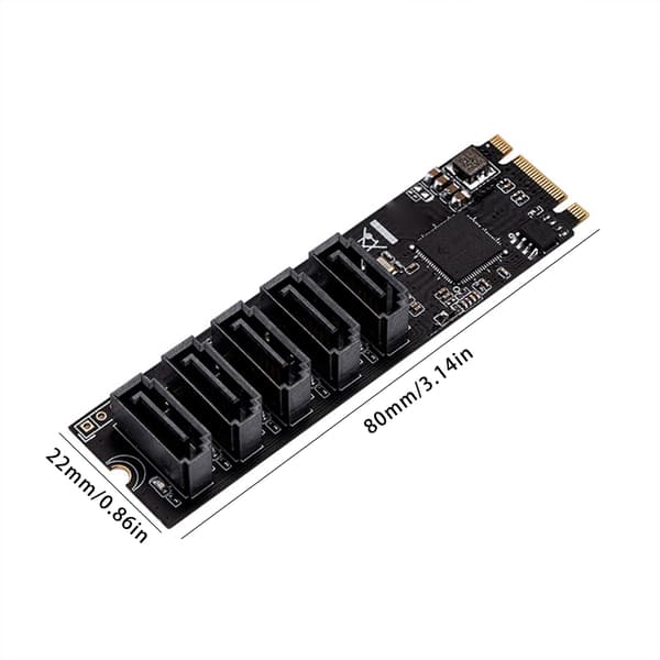 M.2 NVME-protokol til SATA3.0 harddiskadapterkort til udvidelse af lagerplads