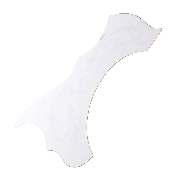 Instrument Skyddsfilm Vit Blommig Slitstark PVC Självhäftande Gitarrskydd