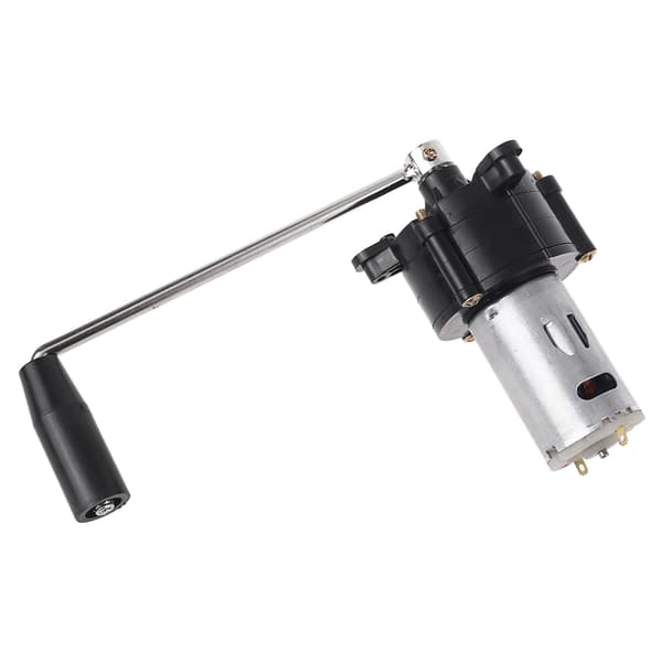 1 stk. Miniatyr Håndsveiv Nødstrøm Dynamo Motor
