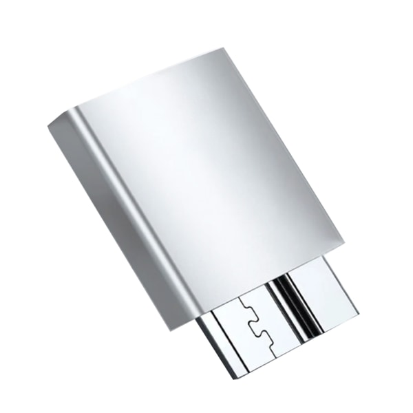 USB C till Micro B Adapter Höghastighetsdataöverföring, aluminiumkonstruktion, Typ-c till USB3.0 Micro B Adapter Converter Silver