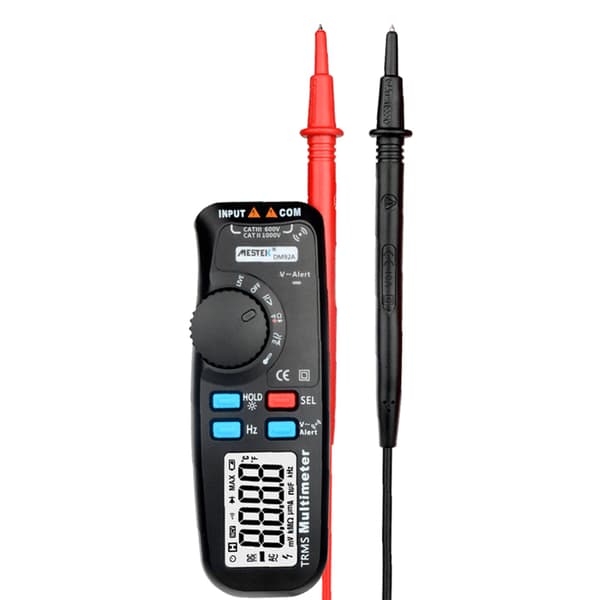 Digitalt multimeter TRMS multitestere automatisk spændingsmåler 6000 tællinger ohmmeter måler kapacitans dioder frekvens