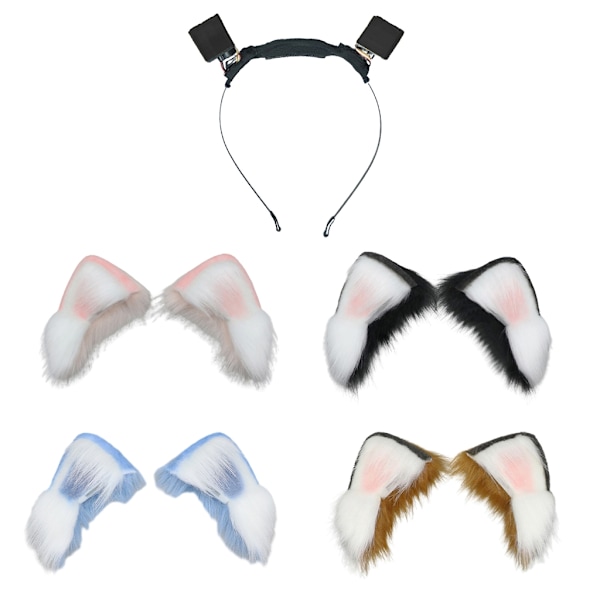 Carnival Sähköinen Liikkuva Korva Panta Naisille, Pupunkorvan Muotoinen Pääpanta Cosplay Removable motor