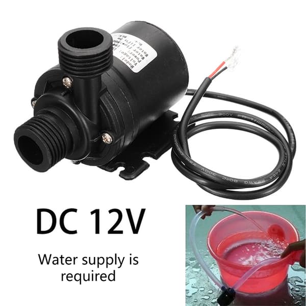 DC12V Borstlös Motor Dränkbar Pump DC24V 13L/min Duschförstärkningspump D
