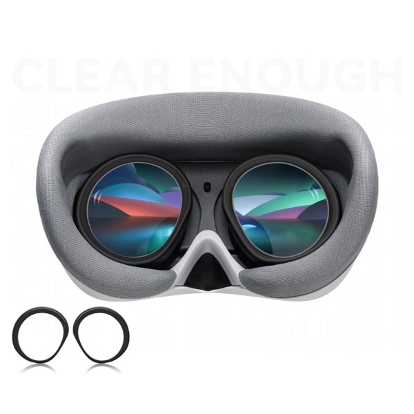 VR Lins Anti-Scratch Ringar för Pico 4 VR Glasögon VR Myopia Glasögon Ram Lättvikts magnetiska linsringar 2 ST