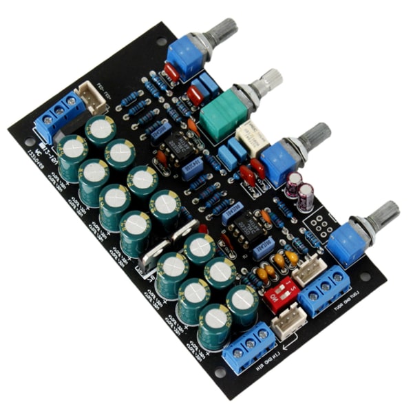 JJRC5532 OP AMP Preamp Amplifier Tone Board Diskant Mellanbas Volymkontrollton