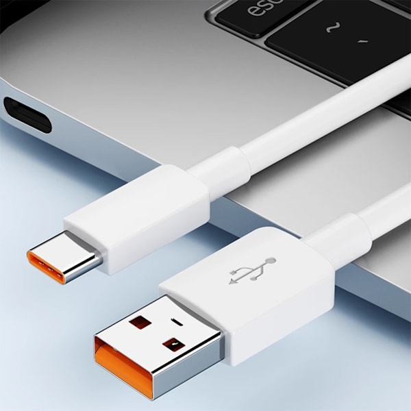 Höghastighets USB C Snabbladdare USB C till USB -kabel Dataöverföring Laddningskabel 15W för telefon 15/15 Plus/15Pro/15ProMax 1.5m
