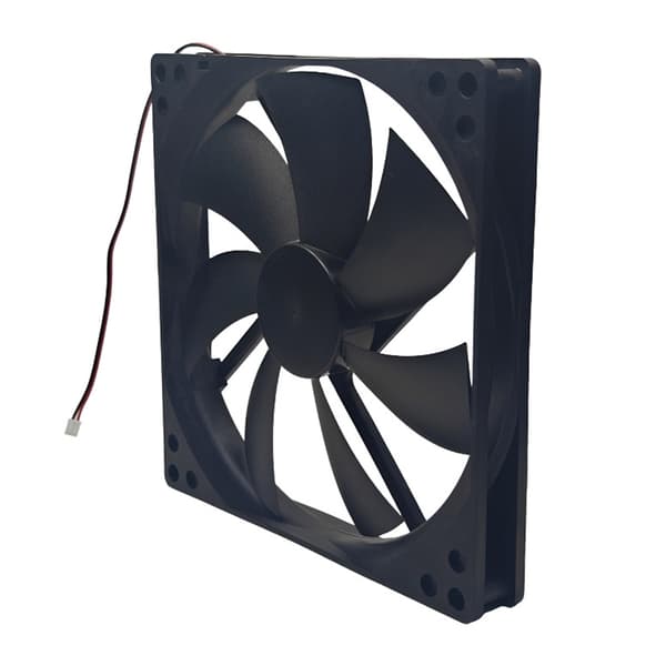 12V 180mm Computer Køleventilator 53CFM Luftstrøm Tynd 25mm XH2.54mm Stik Til Ventilationssystemer