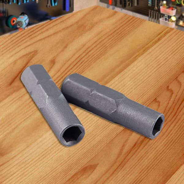 2 stk. sekskantet skaftadapter 4 mm bitsholder 1/4 tomme skruetrækkerbitadapter