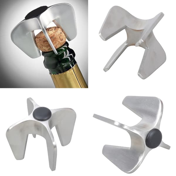 Multifunksjonell Sølv Champagneåpner Rustsikker Design For Vinelskere