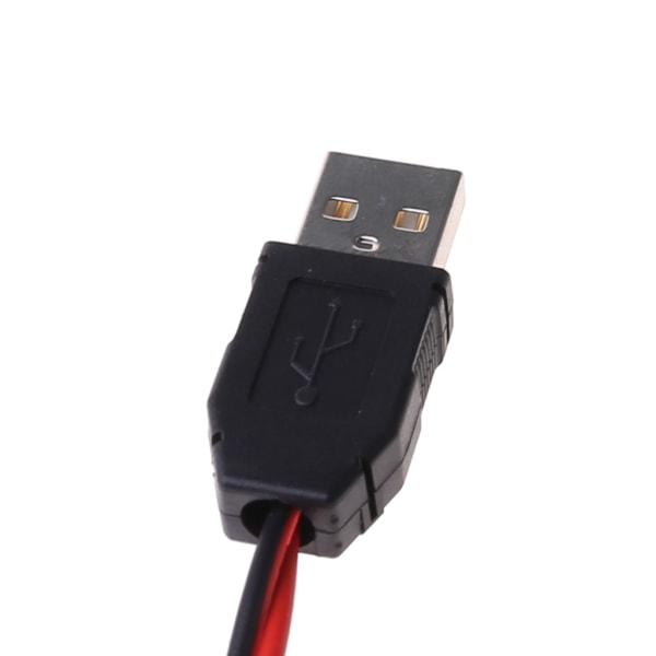Kopparalligatorklämmor med tråd hane- USB kontakt Testkablar för Crocodile Cla