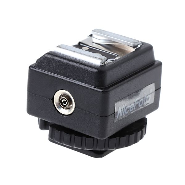 C-N2 Hot Shoe Converter Adapter PC Sync Port Kit för Nikon blixt till kamera