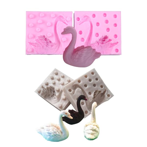 DIY Svanefigur Resinforme Silikoneforme til Børn Epoxy Resin Støbning