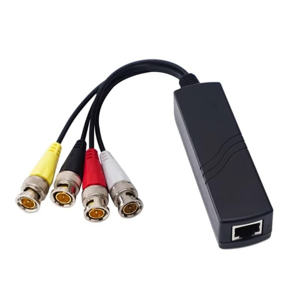 Högklar Passiv Video Balun Transceiver för 8MP Säkerhetskameror Enheter