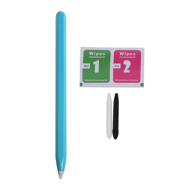 Universal 2 i 1 Stylus ritplatta pennor Kapacitiv skärmpenna för pekpenna för mobil Android-telefon för Smart Penci White