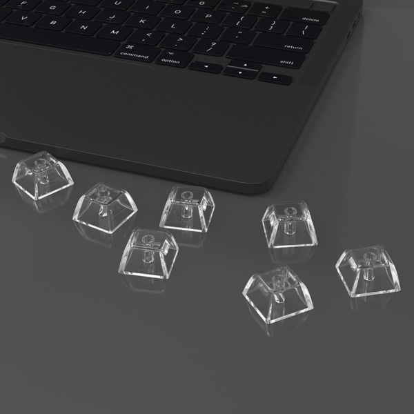 1U Transparent XDA Keycaps för Gamng Mechanical Keyboard 1U 1.4mm Tjocklek Förbättrar dina skrivupplevelser 8-1000PCS 12pcs