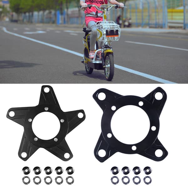 Bafang Ebike BBS01 BBS02 Cykel Mid Motor Spider Chain Ring Adapter 104B/130BCD B