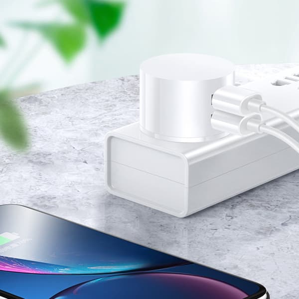 Doble USB-reiseladere 5V2/1A hurtiglading europeiske plugger små for reise