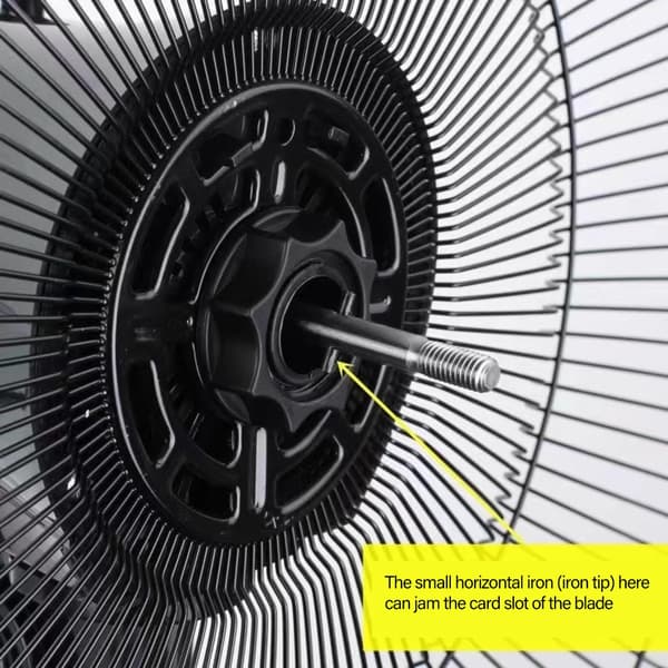 16 tommer 3 blade plastik ventilatorblad elektrisk ventilator tilbehør husholdnings stående