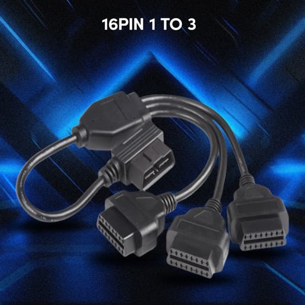 Pålitelig OBD2 Forlengelseskabel L Splitter Kabel Samle & Analyser Data Enkelt