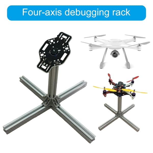 Quadcopter PID Tuning Stand Aluminiumkonstrueret Ramme til Cuadcopters