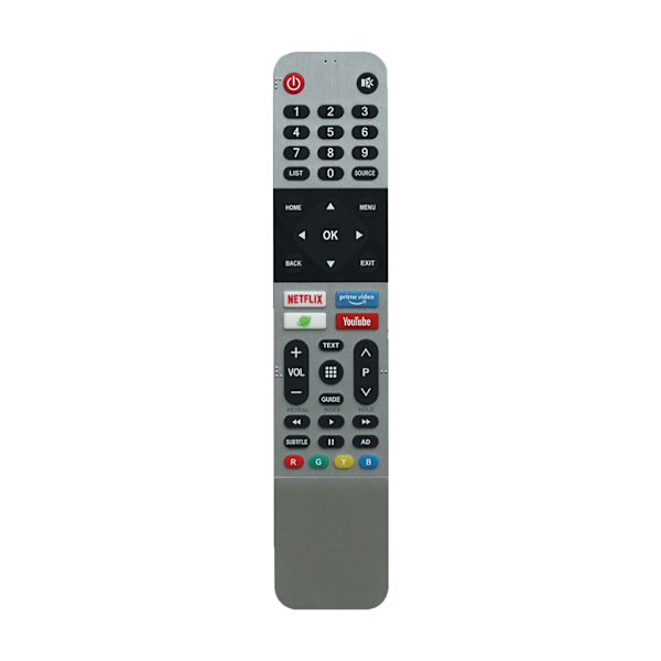 Ergonomisk design til Smart TV fjernbetjening til Sky-worth 539C-268920- W010 TB5000 UB5100 UB5500 Nem at bruge Sort