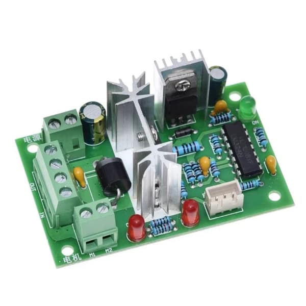 Reversibel Motorhastighetskontroller PWM Justerbar Driftssyklus 10V 30V DC10V-30V
