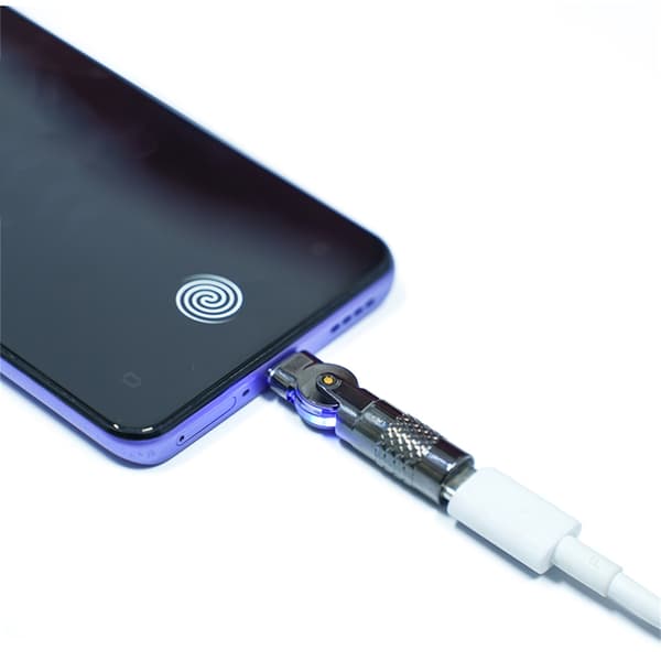 Typ C till USB L-formad adapter för effektiv laddning och datasynkronisering
