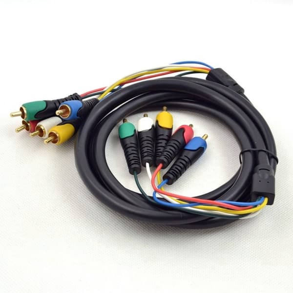 5RCA til 5RCA Kabel Lyd Video Forlængerledning 180cm til Hjemmebiografsystemer