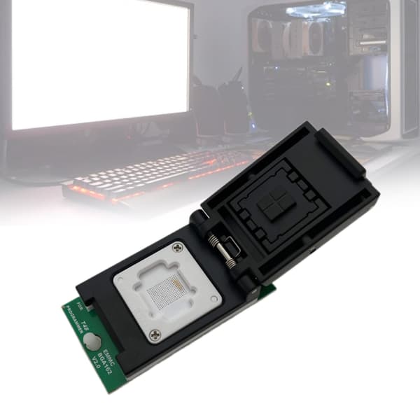 EMMC BGA162 Adapter IC Socket Programmer V2.0 Dobbelthodeprobeholder