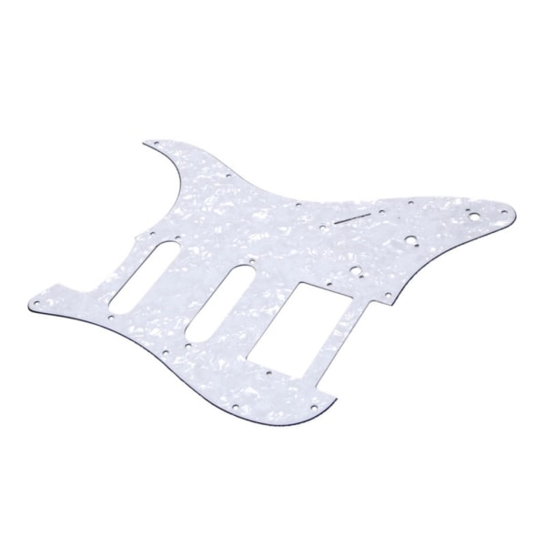 Elektrisk gitarr pickguard 3-lagers anti-scratch för FD ST SS-Double Parts Wh