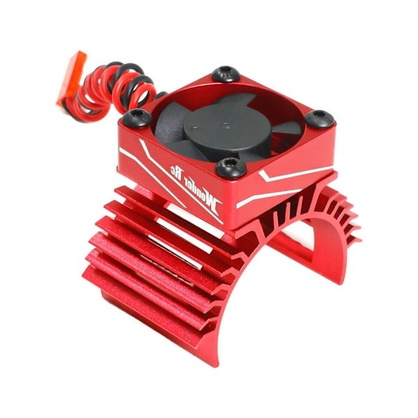 Högpresterande fjärrkontrolltillbehör 36mm dubbel kylfläkt Simple red Red bracket